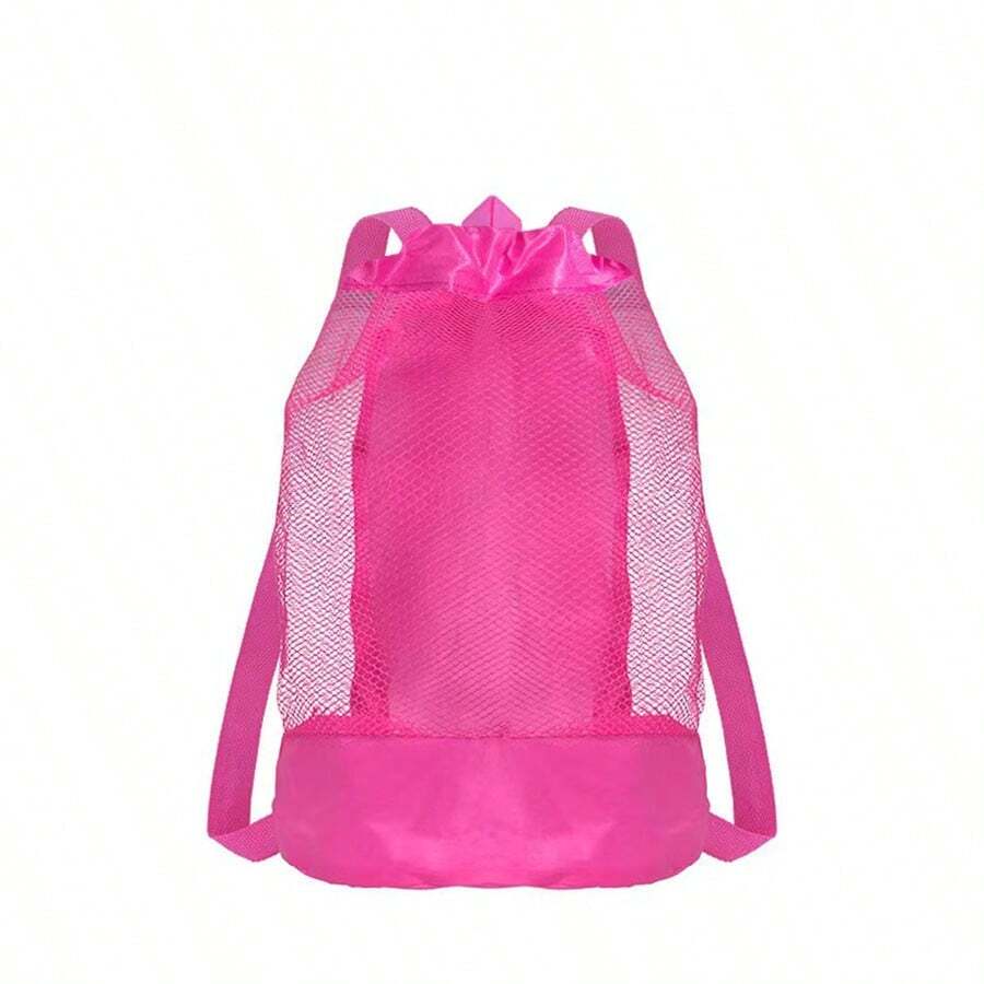 1 Pc Seashell Pattern Large Capacity Backpack Tote Bag For Beach