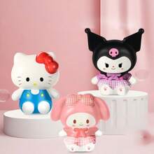 Sanrio 1pc Sanrio Dress Slow Rebound Pinch Music Stress Relieving Toy Kawaii Sanrio Kuromi Cinnamoroll Melody Decompression Stress Relief Squishy Y2K Hello Kitty Hand Pinch Toy Healing Gift
