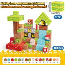 ODAPTO Bloques magnéticos para niños, juguetes de construcción con imanes, regalo actualizado de STEM y sensorial para cumpleaños, Pascua, juegos de regalo de 3 4 5 6 7 8 9 10 años para niños y niñas, juguetes de bloques de construcción