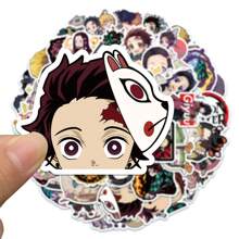 TOEI ANIMATION 100PCS Aniplex Officieel Gelicentieerde Stickers Kimetsu Tanjirou Nezuko Yaiba Gemengde Anime Cartoon Stickers Decoratie Voor Waterfles Laptop Skateboard En Verjaardagsfeestje Kerstcadeaus Voor Vrienden