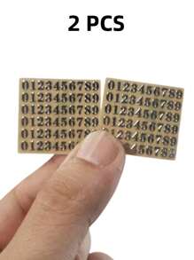 3D English Alphabet Stickers, Number Stickers, Blessing Stickers, Word Stickers - 3D Letter Decoration Stickers, DIY Personalized Creative Stickers, Manicure, Scrapbooking, Gift Wrapping Decorations