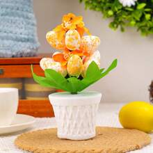 Easter Eggs Potted Decoration, Desktop Ornament, Realistic Spotted Eggs Planter, Garden Yard Outdoor Decor - Multicolor - View 6