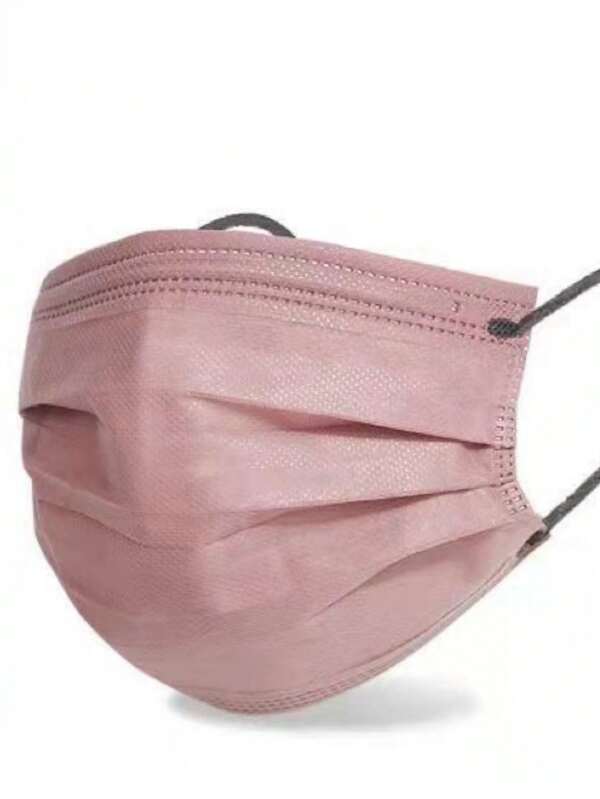 10 Stück Morandi-Farbige Einweg- 3-lagige/4-lagige Erwachsenen-Schutzmasken, einzeln verpackt für den täglichen Schutz