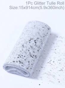 1pc 10yard Wedding Shining Organza, Beige Sparkling Tulle Ribbon Fabric, Wedding Bridal Shower Party Decorations Room Table Chair Decor Ivory Organza Photography Background Decor, Wedding Handmade DIY Crafting, Flower Wrapping Champagne Organza, BabyShower Birthday Party Favor, Banquet Gift Wrapping Bow Ribbon