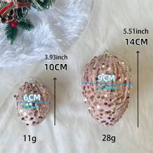 Easter Tree Hanging Decorations 8 Pieces Cute Sequined Egg Spring Ornaments For Home Party Holiday Decor Supplies