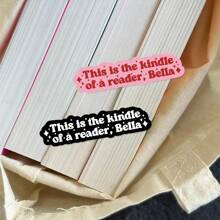 Reader Bella Sticker, Booktok, Twilight, Bookish Sticker, Kindle Sticker, For Water Bottles, Laptops, Phone Cases, Decor, Journaling, Scrapbooking - Pink - View 4