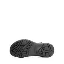 Women's Walking Sandals With Arch Support Elastic Strap Summer Sport Athletic Casual Hiking Outdoor Sandal - Đen và trắng - Xem 9