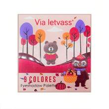 Paleta Sombras de Ojos 9 Colores Maquillaje Ojos Portatil ViaL, Vibrantes - Acabados Mate y Brillante, Tonos Arcoíris de Coral, Pigmentación Rica para Miradas Deslumbrantes P, acabado mate natural tono de color arco iris tono de color coral rica representación de colores - color-XX - Ver 4