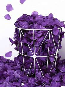 100 片人造无纺布玫瑰花瓣，婚礼情人节派对节日聚会装饰假花瓣五彩纸屑，桌面中心装饰