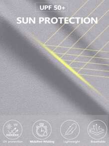 Women's Summer UPF50+ V-Neck Short Sleeve T-Shirts Sun UV Protection Tee Shirts Quick Dry Lightweight Casual Tops, Light Grey - Light Grey - View 6