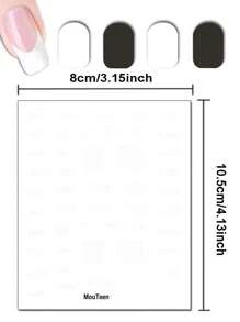 Disney Villain Character Nail Art Water Transfer Stickers, Cartoon Portrait Series Nail Decals