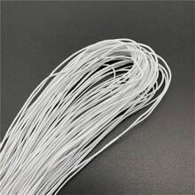 21yards/Lot 1mm Strong Round Elastic Ribbon Sewing Elastic Band Fiat Rubber Band For Waist Band Stretch Rope DIY Mask Lanyard