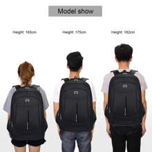 NetHong Business Laptop Bag, Large Waterproof Travel Backpack Large Capacity Backpack UK - Black - View 11