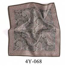 1pc Men's Fashionable Versatile Polyester Pocket Square Handkerchief With Polka Dot And Paisley Printing, Suitable For Wedding Ceremony, Birthday Party, Business Events And Formal Occasions - Multicolor - View 22