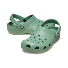 Crocs CLASSIC CLOG Kids' Clogs Versatile Lightweight Classic Daily Weekend Travel 206991-308 - Moss - View 2