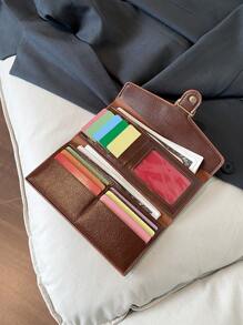 Vintage Designer Wallet PU Leather Women Wallet Elegant Evening Clutch Wallet Purse Wallet Long Wallet For Women Mini Wallet