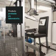 Juego de comedor con mesa y 4 sillas Madesa Rute color marrón y beige 01 diseño moderno para dining familiar cómodo y duradero tela lisa - Marrón y beige - Ver 9