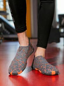 Outdoor Water Shoes For Men And Women, Quick Drying Aqua Shoes, Slip-On Water Sports Shoes, Suitable For Beach, Boating, Fitness, Summer - Gray Orange - View 5