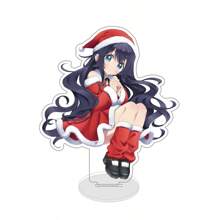 Anime Kimi No Koto Ga Dai Dai Dai Dai Daisuki Na Hyaku-Nin No Kanojo Decoración de marca de soporte acrílico de conejo de Pascua de 15 cm de alto