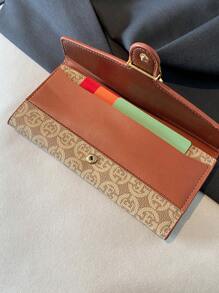 Vintage Designer Wallet PU Leather Women Wallet Elegant Evening Clutch Wallet Purse Wallet Long Wallet For Women Mini Wallet