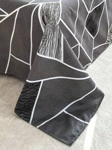 3pcs Aloe Cotton Printed Bedding Set Including Duvet Cover And Pillowcase (Filling Not Included)