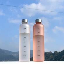 زجاجة مياه رياضية استوائية السطح ذات سعة 1000مل، مناسبة للتخييم والأنشطة الرياضية والسفر والمنزل وغيرها من المناسبات - متعدد الألوان - مشاهدة 4