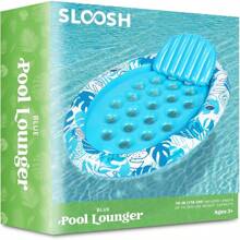 Inflatable Tanning Pool Floats Adult - Sloosh Oval Tanning Float Lounger For Adults Floating Raft, Sunbathing Bed Mat Pad Lake Beach Swimming Pool Blow Up Sun Tan Tube With Backrest Cup Holders (Pink)