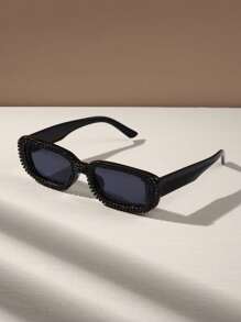 1 对椭圆形镶嵌男女通用经典时尚眼镜，适合街头、旅行、钓鱼、运动、节日、海滩、驾驶、度假、户外活动、派对 - 彩色 - 查看 6