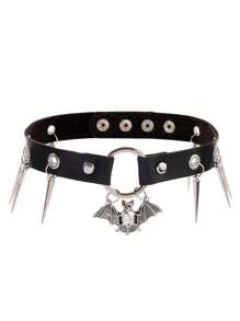 1 chiếc vòng cổ choker đính đinh tán phong cách Punk Goth, chủ đề gợi cảm nóng bỏng dành cho phụ nữ, thích hợp để đeo hàng ngày, tiệc tùng, lễ hội, sinh nhật, lễ kỷ niệm ngày lễ tình nhân, quà tặng sáng tạo - Nhiều màu - Xem 10