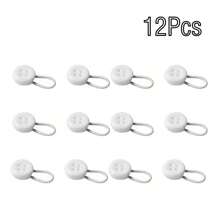 6/8/12 件衣领延长器，衬衫衣领延长器，纽扣延长器，衣领延长器，弹性纽扣延长器 - 彩色 - 查看 18