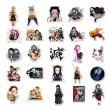TOEI ANIMATION 100PCS Aniplex Officieel Gelicentieerde Stickers Kimetsu Tanjirou Nezuko Yaiba Gemengde Anime Cartoon Stickers Decoratie Voor Waterfles Laptop Skateboard En Verjaardagsfeestje Kerstcadeaus Voor Vrienden