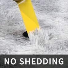 Rugs Living Room 275x370cm, Grey Rug Area Rugs For Bedroom, Washable Anti Slip Extra Large Shaggy Soft Rug Fluffy Modern Floor Carpets Mat Beside Rugs For Living Room - Tie-dye Light Grey - View 5