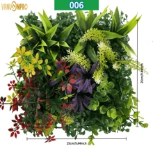 1 pieza Planta artificial decorativa para exteriores de 25cm*25cm/9.84pulg*9.84pulg, follaje artificial para exteriores, decoración de boda, decoración del hogar, decoración de pared, planta artificial, césped, flores artificiales, apta para decoración de bodas, decoración del hogar, decoración de exteriores