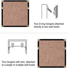 100pcs Triangle D-Ring Frame Hardware Hooks, Triangle Hanging Screw Eyelets, Suitable For Canvas Wall Decor