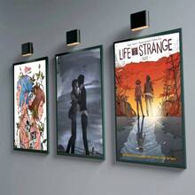 Tranh treo tường (1 cái/3 cái) chủ đề Game Anime cổ điển, Life Is Strange The Storm, không khung, phong cách Club Bar, tranh nghệ thuật treo tường phòng ngủ/phòng học, tranh canvas không khung/có khung. - Nhiều màu - Xem 5