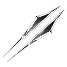 2pcs Side Doors Blade Car Sticker Automotive Decorative 3D Metal Personalization Stickers For BMW Benz Toyota Chevrolet - one-size - View 18