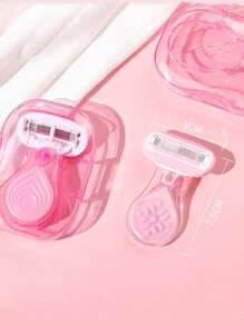1PC Multi-Color, Women's Hair Removal Portable Shaver, Caring For The Skin, Shaver, Bikini, Leg Hair, Personal Body, Bikini, Shaver, Using 5-Layer Skin Care Soap Flakes, Hand Hair Removal, Shaving Skin Care Soap Bubbles, Portable Shaver, Suitable For Travel, Home Use, Bathroom, Beach Vacation