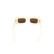 Loewe ANAGRAM Geometric Sunglasses For Women, International Version LW40101I - LW40101I4625E Ivory - View 6