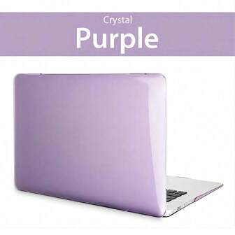 1pc Crystal Clear Protective Case Compatible With Apple Laptop Computers With M1 Chip - Air 13 A2337, Pro 13 A2338, New Air M2 Chip A2681 A3113 A3240 A1466