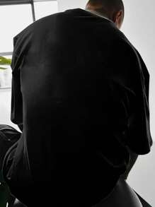 City Vibes Oversized Shirt 100% Cotton Large S To G3 Fitness Large Model Streetwear - 黑色 - 查看 2