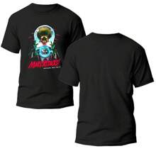 PLAYERA NEGRA, ESTAMPADO MARS ATTACK 100% ALGODON - Negro - Ver 2