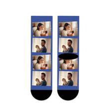 1 Pair Customized 3D Printed Portrait/Photo Socks, Unisex Personalized Novelty Crew Socks, Interesting And Unique Gifts For Easter, Women's Day, Father's Day, Celebrations, Parties, And Special Occasions - Multicolor - View 12