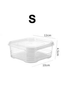 1/3pcs Refrigerator Food Storage Containers With Lids, Stackable Airtight Sealed Boxes For Kitchen Meat, Fruit & Vegetable Preservation Christmas Gift