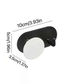 1 个铁质金属粘合挂钩，易于安装，无需钻孔，适用于浴室、卫生间、厨房、卧室，多用途挂钩，用于悬挂衣服、毛巾、浴袍、浴室配件 - 彩色 - 查看 9