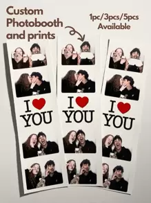 1/3/5 Stück verfügbar, Hochzeitsdeko, Hochzeit, Hochzeitsgeschenk, Lesezeichen, Valentinstagsgeschenk, Paarfotos, Geschenk, Dekoration, Erntedankgeschenk, Neujahrsgeschenk, Partydeko, Individuelle Fotoautomaten-Ausdrucke, Personalisierte Fotoautomaten-Ausdrucke, Hochzeitsfotoautomaten-Karten, Geschenke, Geburtstag, Abschlussfeier, Multifunktional, Schimmelresistent, Zierde, Wiederverwendbar, Exquisit, Stilvoll, Hochwertig, bunt, Modern, Individuell, Personalisiert, Einzigartig, Ideale Geschenke für Ihn, Ideale Geschenke für Sie, Teestube, Zuhause, Garten, Büro, Individuelle Kunsthandwerksartikel, Warmes Ambiente, Herbstliche Wohnraumgestaltung, Weihnachtsdekoration