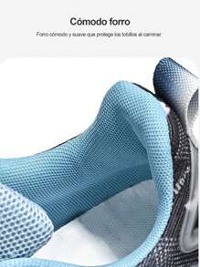 Tenis para Hombre con Estilo Streetwear: Perfectos para Entrenamiento, Trabajo Ligero Industrial, Deportes al Aire Libre como Correr, Escalar, Jugar al Tenis, Salir de Fiesta, Ir al Trabajo y Paseos Diarios - Azul - Ver 6