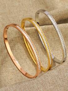 1 chiếc vòng tay bằng thép không gỉ, món quà trang sức độc đáo dành cho phụ nữ. - dây kéo - Xem 20