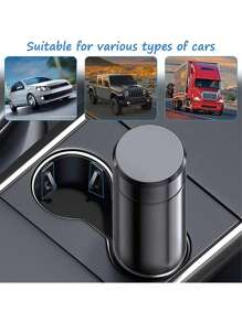 Juego de 6 portavasos de coche con clip limitador, soporte para botellas de agua de coche, fijado con clip universal para almacenamiento de interiores de vehículos