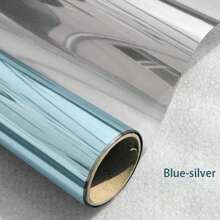 1 Roll Premium Heat Control Window Film For Home & Office - UV Blocking, Privacy Protection, Anti-Glare, Self Adhesive, Easy Install - Frosted Decorative Film For Bathroom, Living Room, Glass Doors