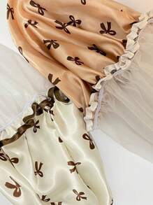 1pc Double-Layer Thickened Waterproof Shower Cap Prevents Wet Hair Kitchen Fume-Proof Household Use